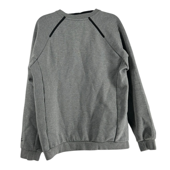 Nike Tech Pack Quilted Crewneck Sweatshirt in grey athletic academic sz M - Picture 8 of 9